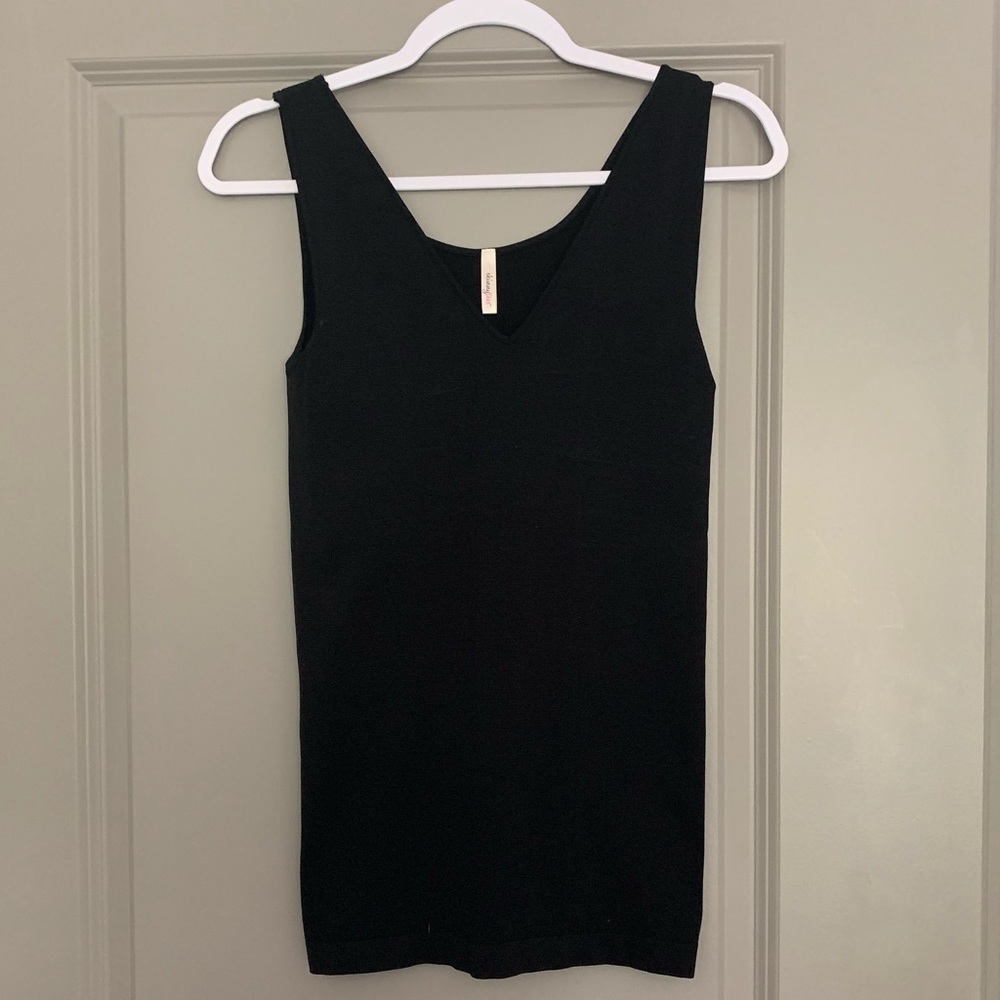 Black Slimming Tank Top